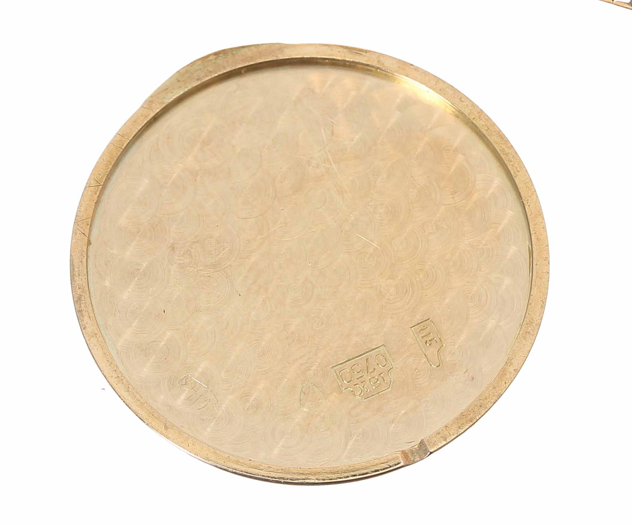 Universal Genéve slim 18ct pink gold gentleman's wristwatch, case no. 5320 5 9904 5, circular dial - Image 4 of 4