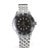 Rare Eterna-Matic Kontiki 20 diver's stainless steel gentleman's wristwatch, circa 1960s, Eterna