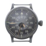 Rare German Military Laco Luftwaffe 'B.Uhr' pilots/navigators watch, reference no. 127-560B, circa