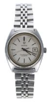 Omega Constellation Quartz stainless steel lady's wristwatch, reference no. ST 596 0014, serial