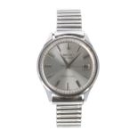 Seiko Sportsmatic automatic stainless steel gentleman's wristwatch, silvered dial, 17 jewel, later