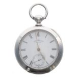 American Waltham 'P.S. Bartlett' lever pocket watch, serial no. 3590292, circa 1887, signed movement
