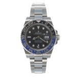 Rolex Oyster Perpetual Date GMT-Master II 'Batman' stainless steel gentleman's wristwatch, reference