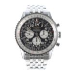 Breitling Cosmonaute chronograph stainless steel gentleman's wristwatch, reference no. A12322,