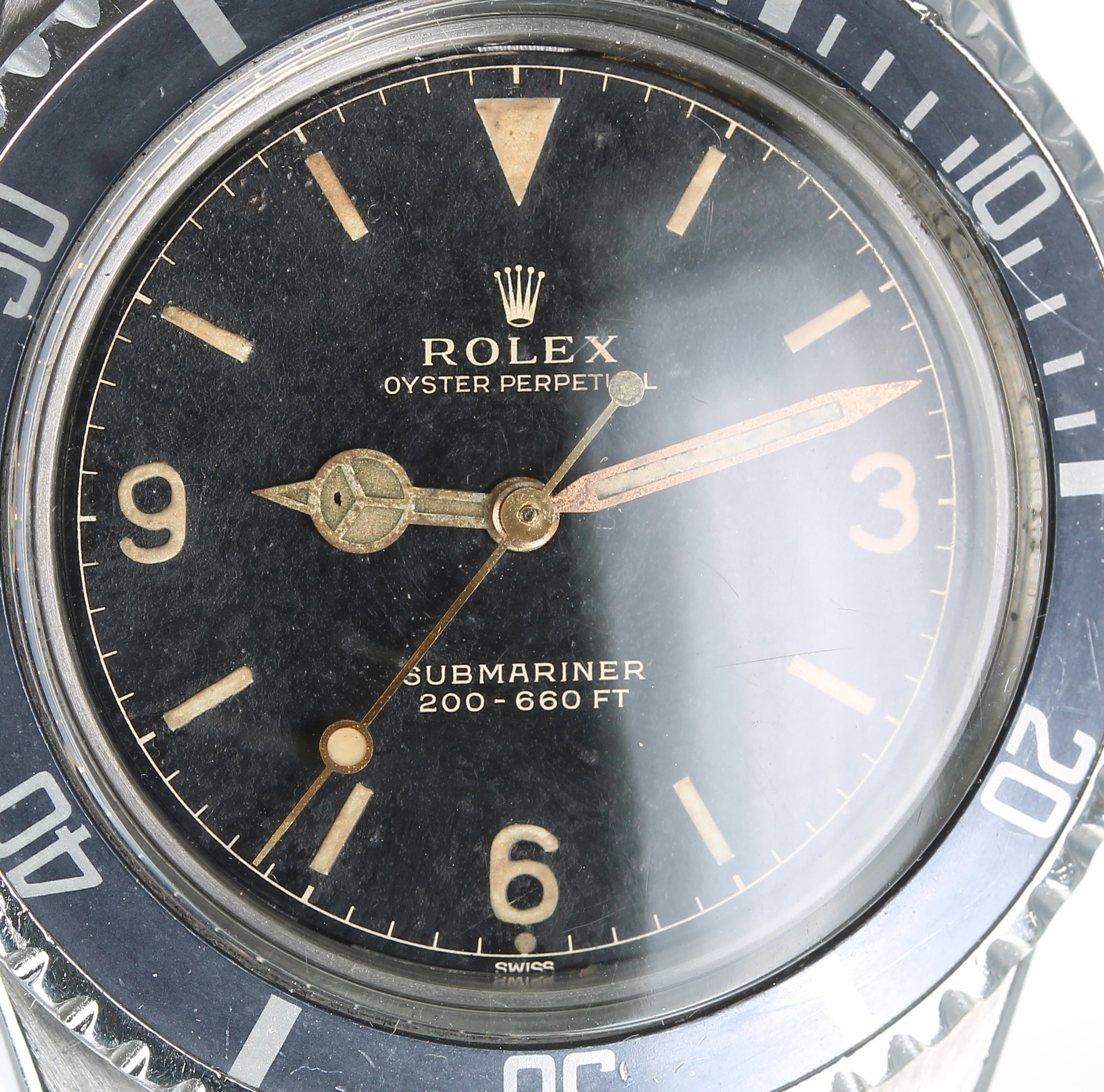 Rare Rolex Oyster Perpetual Submariner stainless steel gentleman's bracelet watch with the 3-6-9 - Image 13 of 15