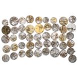 Quantity of wristwatch movements with enamel dials (46)