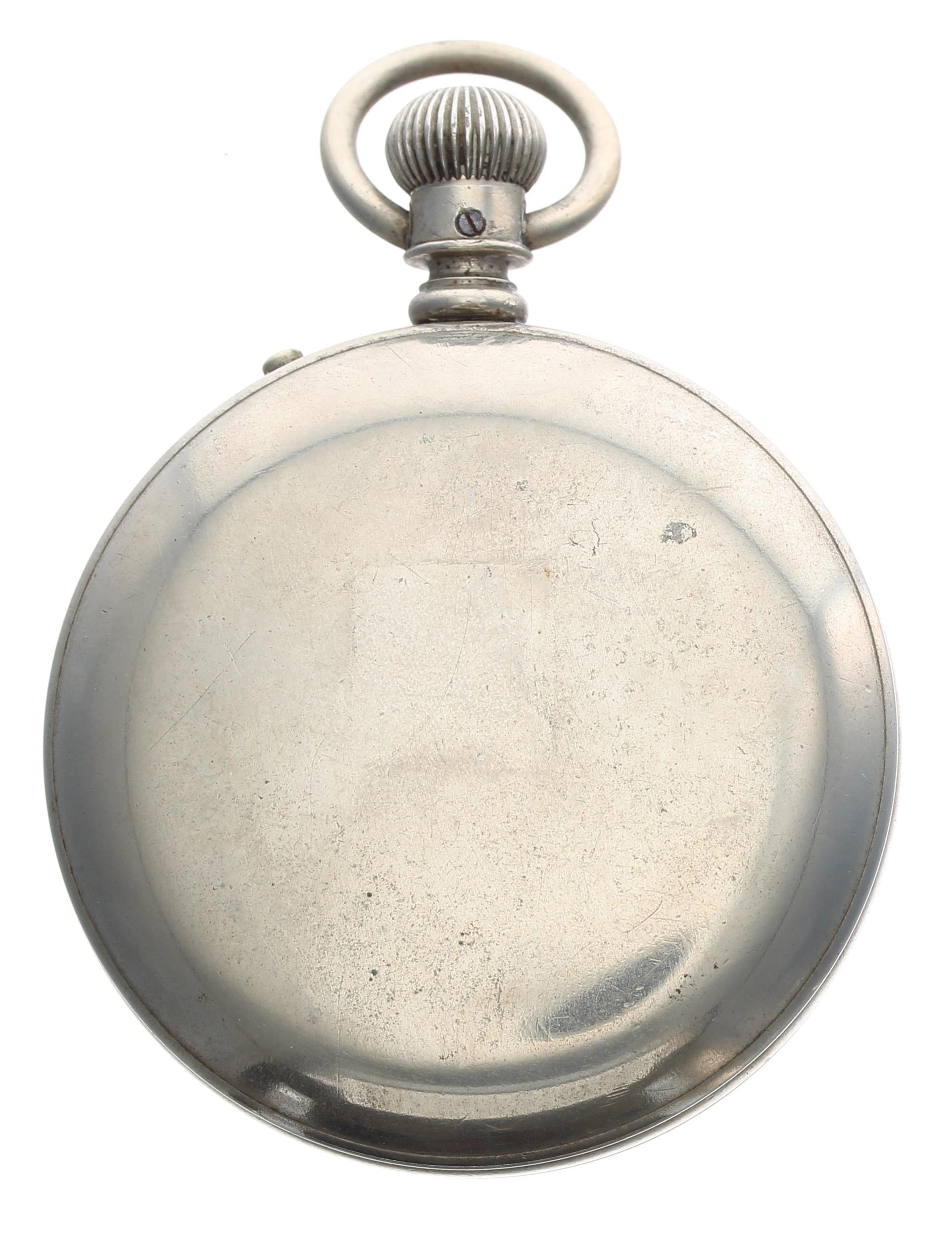 American Waltham 'Bond St. lever nickel cased lever pocket watch, serial no. 2954107, circa 1886, - Image 2 of 3