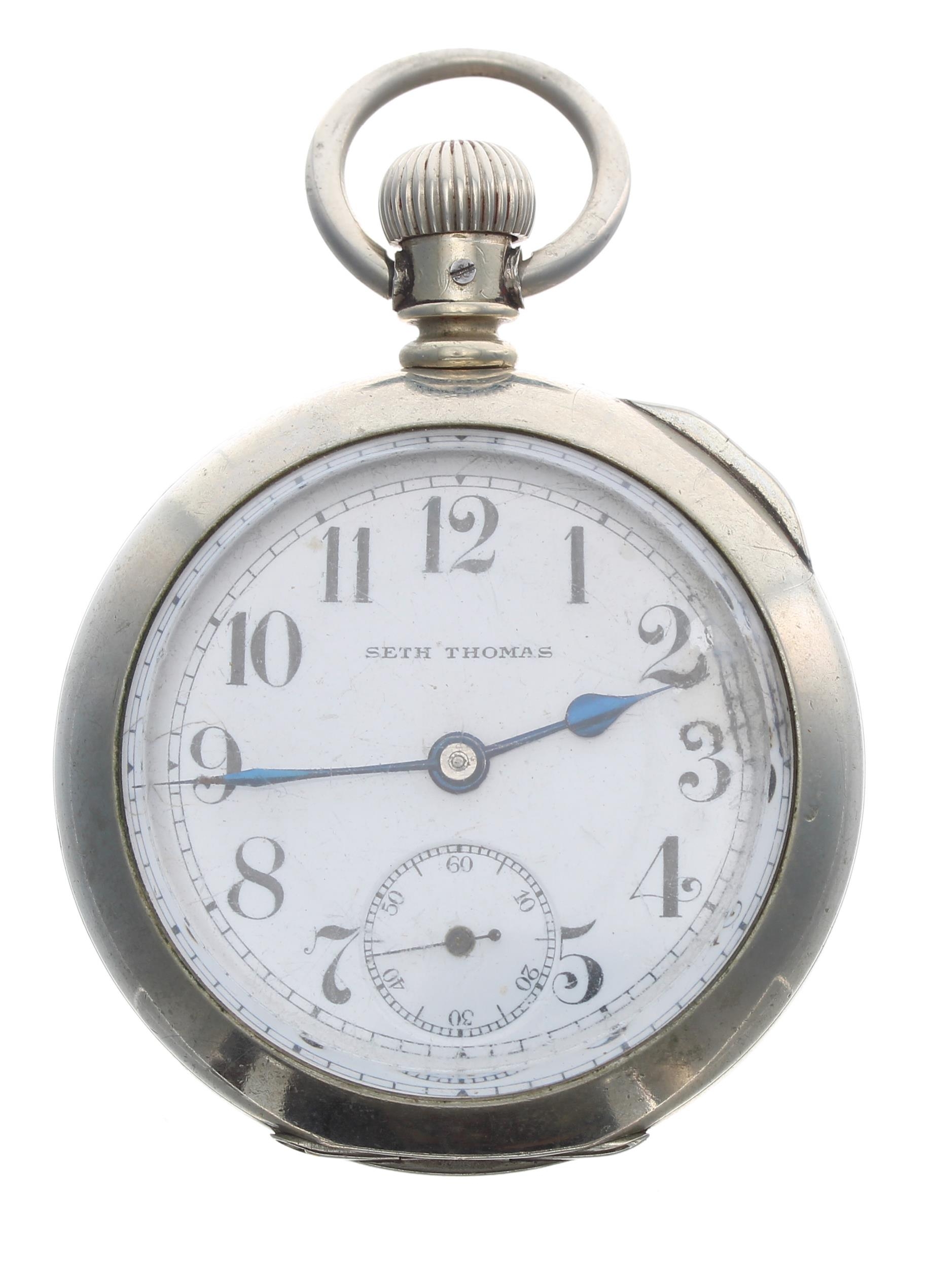 Seth Thomas lever set pocket watch, serial no. 197852, circa 1889, signed movement with safety