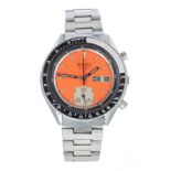 Seiko 'Orange Ghost' Chronograph automatic stainless steel gentleman's wristwatch