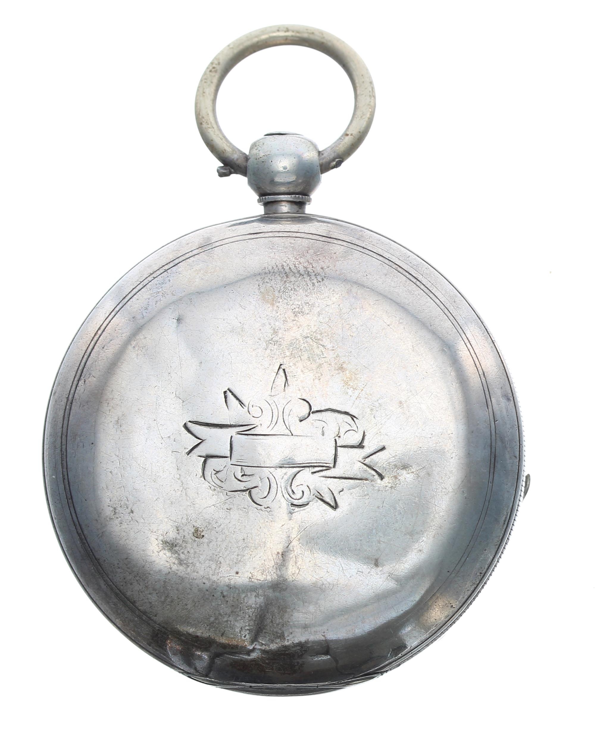 Home Watch Co. Waltham coin silver lever hunter pocket watch, no. 806856, circa 1874, signed - Image 2 of 4