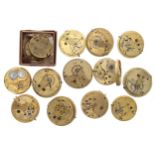 Quantity of assorted verge, fusee lever and lever pocket watch movements principally for repair to