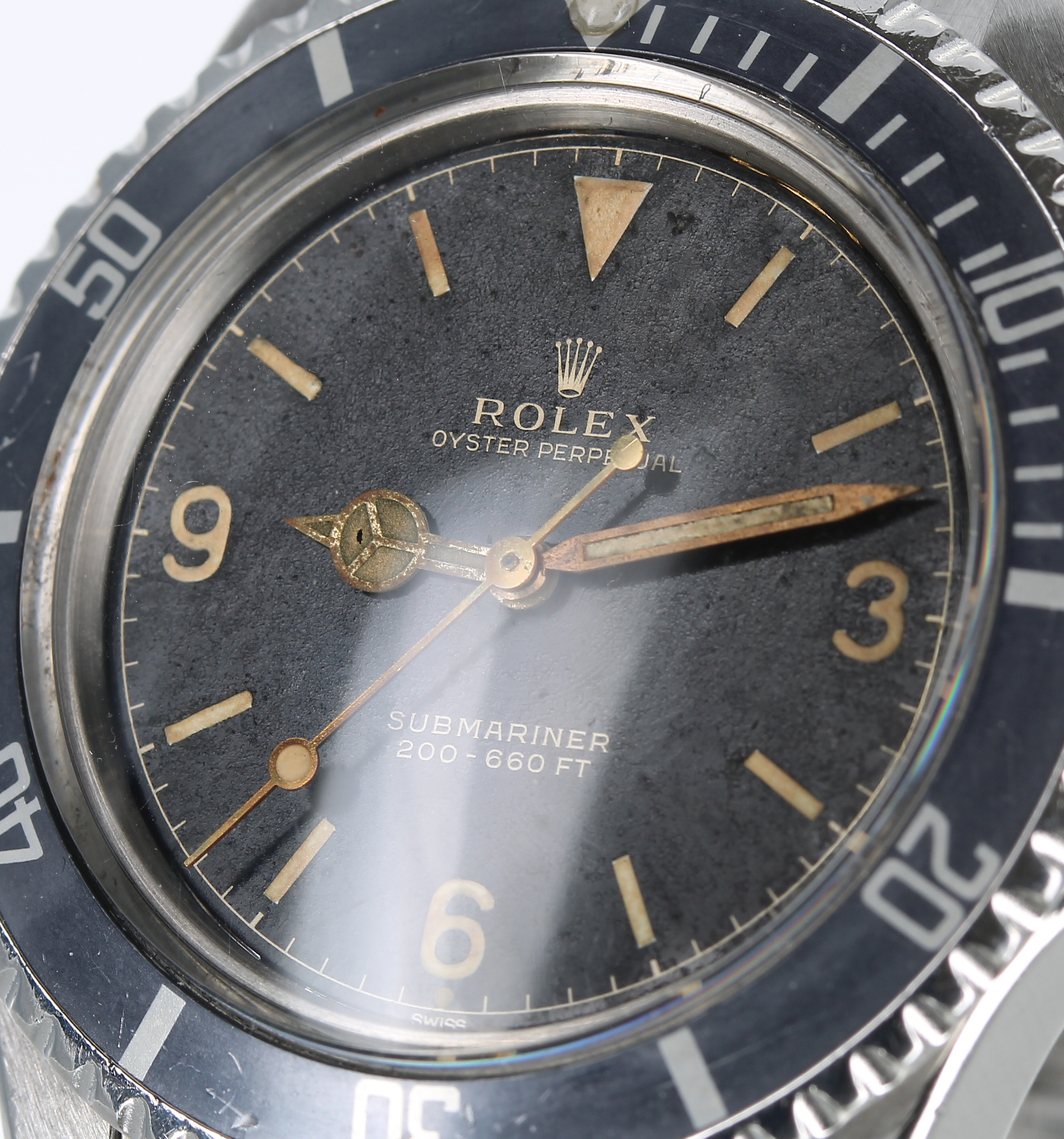 Rare Rolex Oyster Perpetual Submariner stainless steel gentleman's bracelet watch with the 3-6-9 - Image 10 of 15