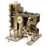 Good Martin Fischer Magneta Type 4 electric clock movement, circa 1920, fitted with a 2.25" diameter