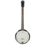 Gear4Music contemporary banjo with 11" skin, Ritter soft case