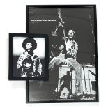 Jimi Hendrix - Marshall Amplification 'James Marshall Hendrix 1942-1970' poster, framed, 24" x