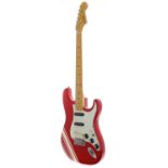 Ray Fenwick - Daion Performer YST Series electric guitar, made in Japan; Body: metallic red with