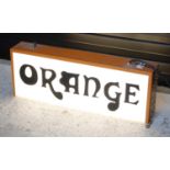 Orange Amplification light box dealer sign *Please note: Gardiner Houlgate do not guarantee the full