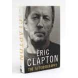 Eric Clapton - autographed copy of 'Eric Clapton - The Autobiography', signed in blue pen to the