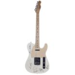 Status Quo - 2008 Squier by Fender Affinity Series Tele electric guitar autographed by five