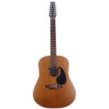 Charlie Harcourt - Seagull S12 twelve string acoustic guitar, made in Canada, ser. no. 4452049; Back