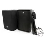 RCF EVOX JMIX8 active two-way music system, with original dust cover, stand and owners manual *