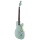 Ray Fenwick - Danelectro 56 electric guitar, made in Korea; Body: surf blue finish; Neck: good;