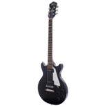 Ray Fenwick - Hofner Colorama P90 electric guitar; Body: black finish, minor surface dings and