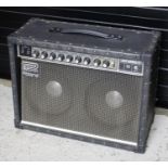 1987 Roland Jazz Chorus 77 guitar amplifier, made in Japan, ser. no. 815819, fitted with a power