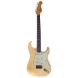 1964 Fender Stratocaster electric guitar, made in USA, ser. no. L3xxx2; Body: Olympic white