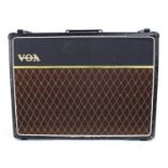 Early 1960s Vox AC30 guitar amplifier, made in England, fitted with original blue speakers, recently