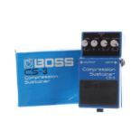 Boss CS-3 Compression Sustainer guitar pedal, boxed *Please note: Gardiner Houlgate do not guarantee