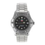 Tag Heuer 2000 Series Professional stainless steel gentleman's wristwatch, reference no. WE1210-R,