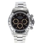 Rolex Oyster Perpetual Cosmograph Daytona stainless steel gentleman's wristwatch, reference no.