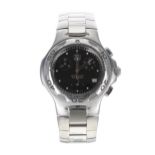 Tag Heuer Kirium mid-size chronograph stainless steel gentleman's wristwatch, reference no.