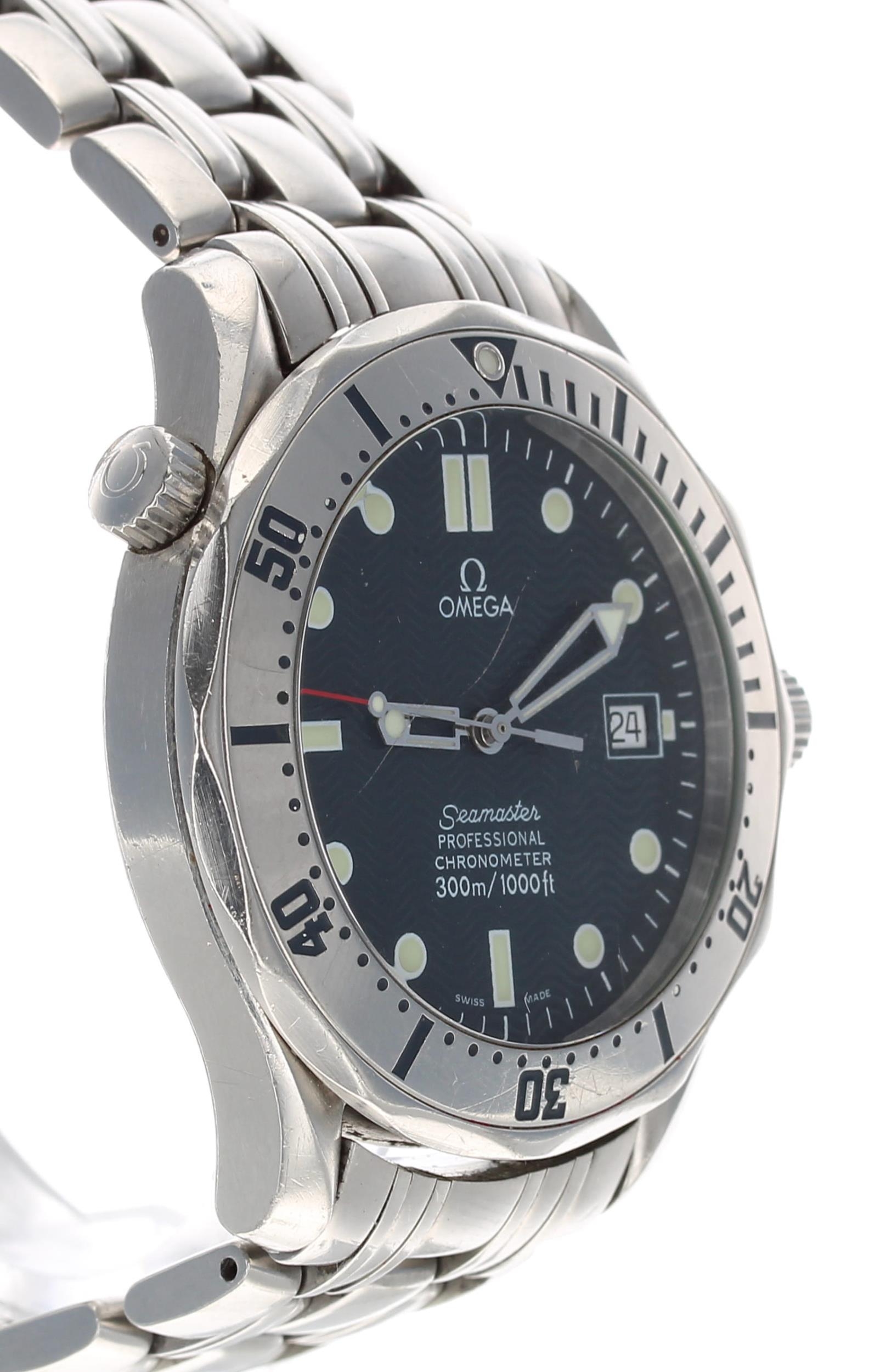 Omega Seamaster Professional Chronometer 300M automatic stainless steel gentleman's wristwatch, - Image 3 of 5