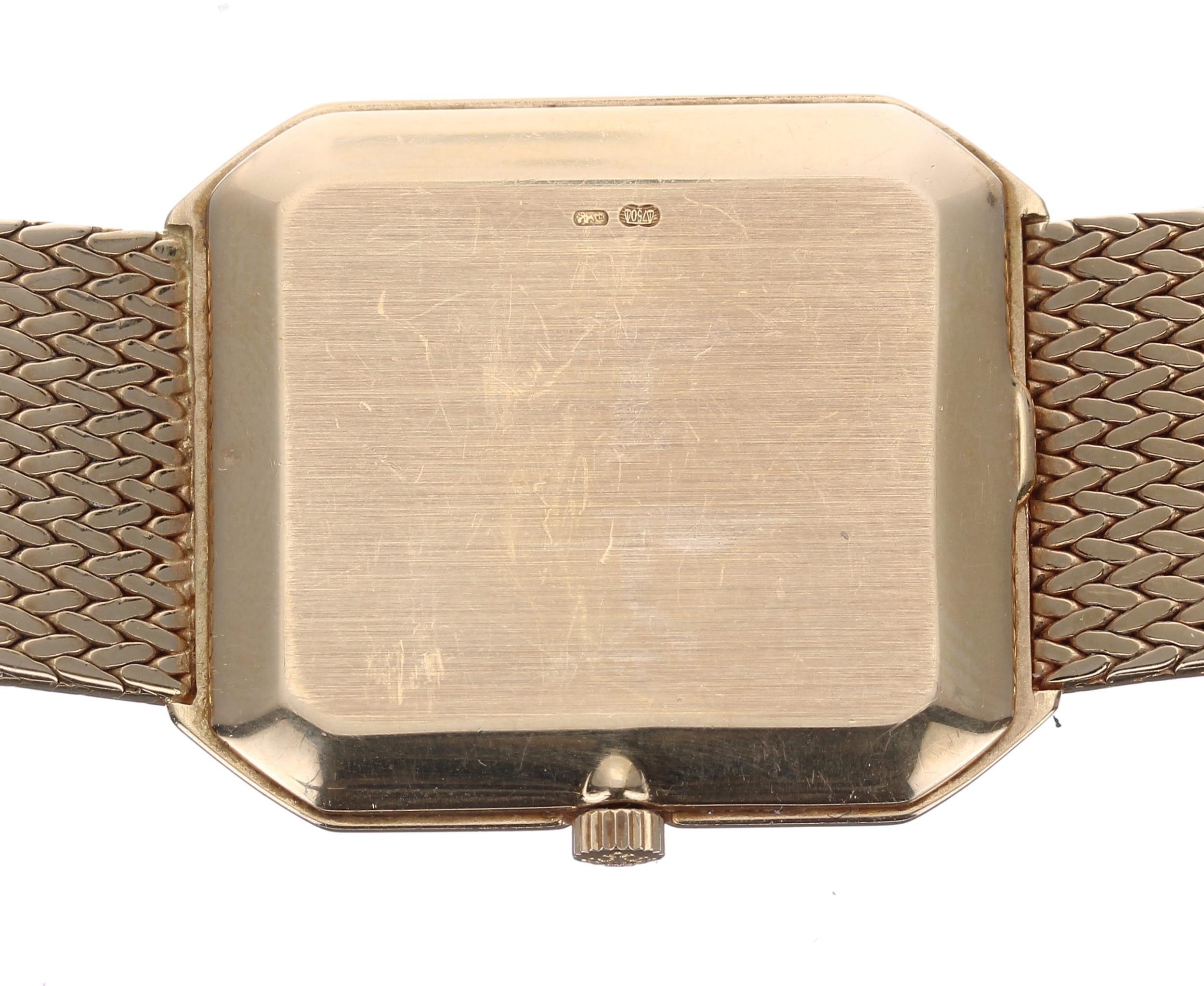 Fine Patek Philippe 18ct rectangular slim gentleman's dress wristwatch, reference no. 3860/001, - Image 5 of 6