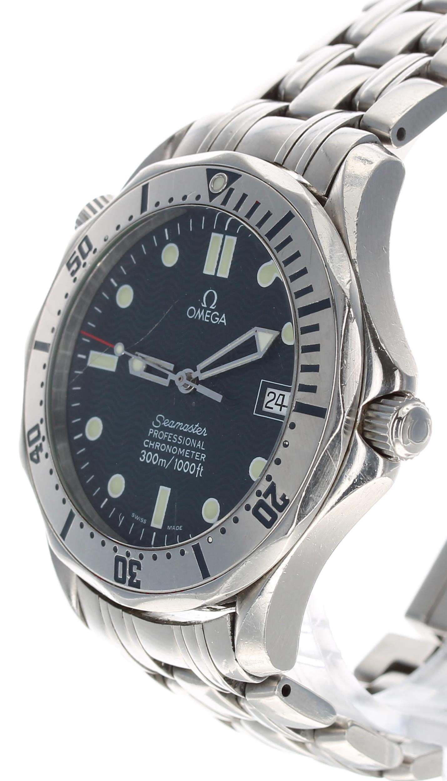 Omega Seamaster Professional Chronometer 300M automatic stainless steel gentleman's wristwatch, - Image 2 of 5
