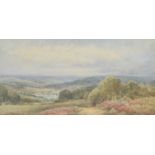Henry John Sylvester Stannard RBA., FRSA (1870-1951) - An extensive landscape with children on a