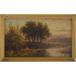 Thomas Spinks (1847-1927) - 'The Thames near Pangbourne', signed, also inscribed with the title