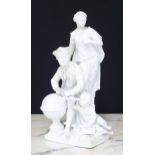 Berlin porcelain figural group relating to astronomy in the manner of Wilhelm Christian Meyer,