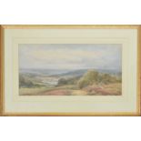 Henry John Sylvester Stannard RBA., FRSA (1870-1951) - An extensive landscape with children on a