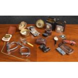 Carl Zeiss Turmon monocular, in original tan leather case; together with a mixed group of items