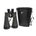 Swift 20x80 wide field binoculars, model no. 846, tripod mount and leather rigid case