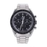 Omega Speedmaster Professional 'Moon' chronograph stainless steel gentleman's wristwatch,