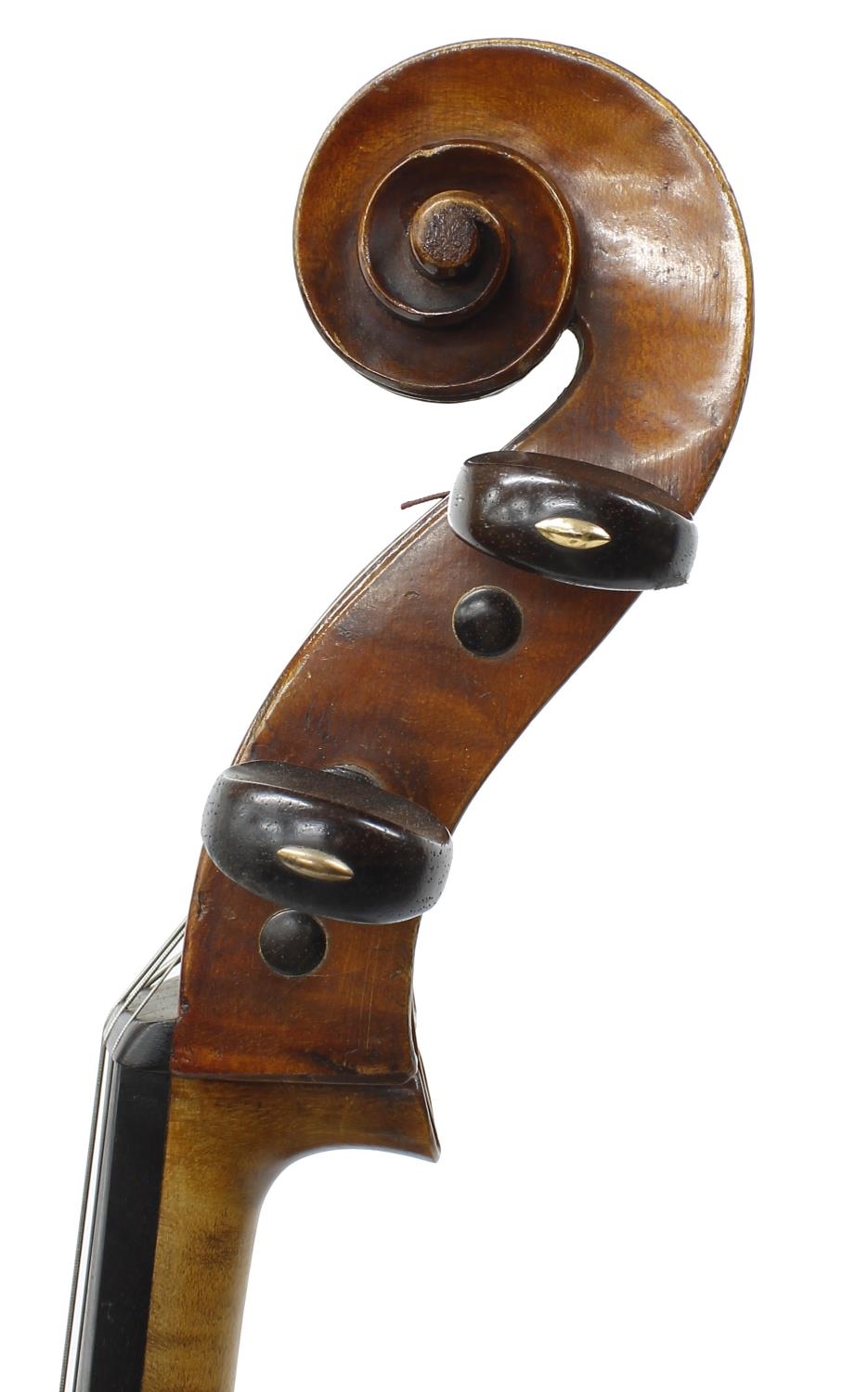 Fine French violoncello by and labelled Paul Bailly, Violin Maker, Pupil of Jean Baptiste - Image 3 of 3