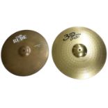 Paiste Rude 18" crash/ride cymbal; together with a Paiste 302 Plus 20" ride cymbal (2)