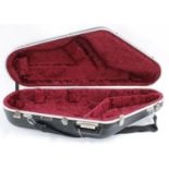 Hiscox Liteflite tenor saxophone hard case; also a combination sax stand (2)