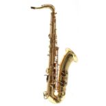 Good Yamaha YTS-62 gold lacquered tenor saxophone, ser. no. 031872, crook, case