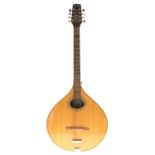 Good contemporary Octava mandolin by and labelled David Oddy, Luthier Exeter UK, ser. no. 0413582,