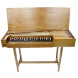 Good contemporary clavichord by and stamped on the sound board John Morley, London, ser. no. 605 (